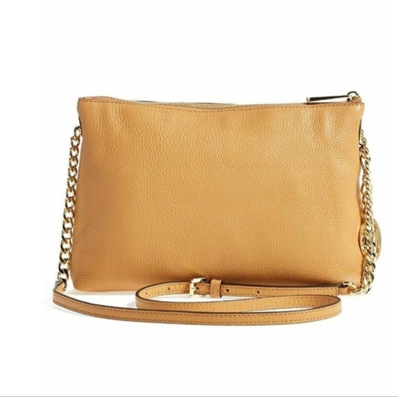 Michael Kors Women's Crossbody Jet Set Chain Link Leather Purse - Picture 10 of 11